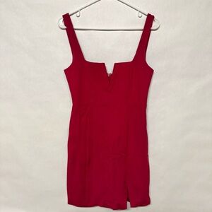 Lovers and Friends merlot red draya mini dress v wire front women’s size small